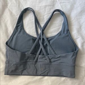 lululemon athletica slate gray sports bra